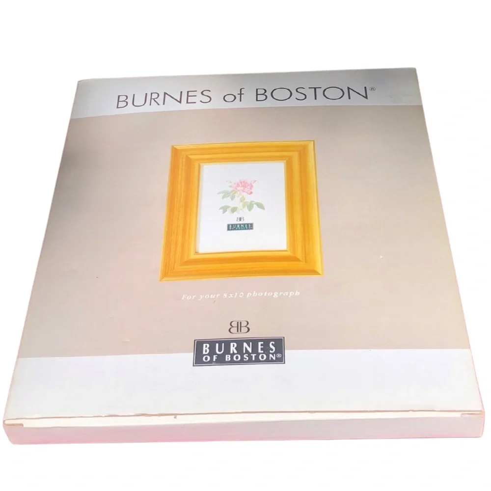 Vintage 2002 Burnes of Boston Gold Photo Frame 8x10 | NWT in Original Box